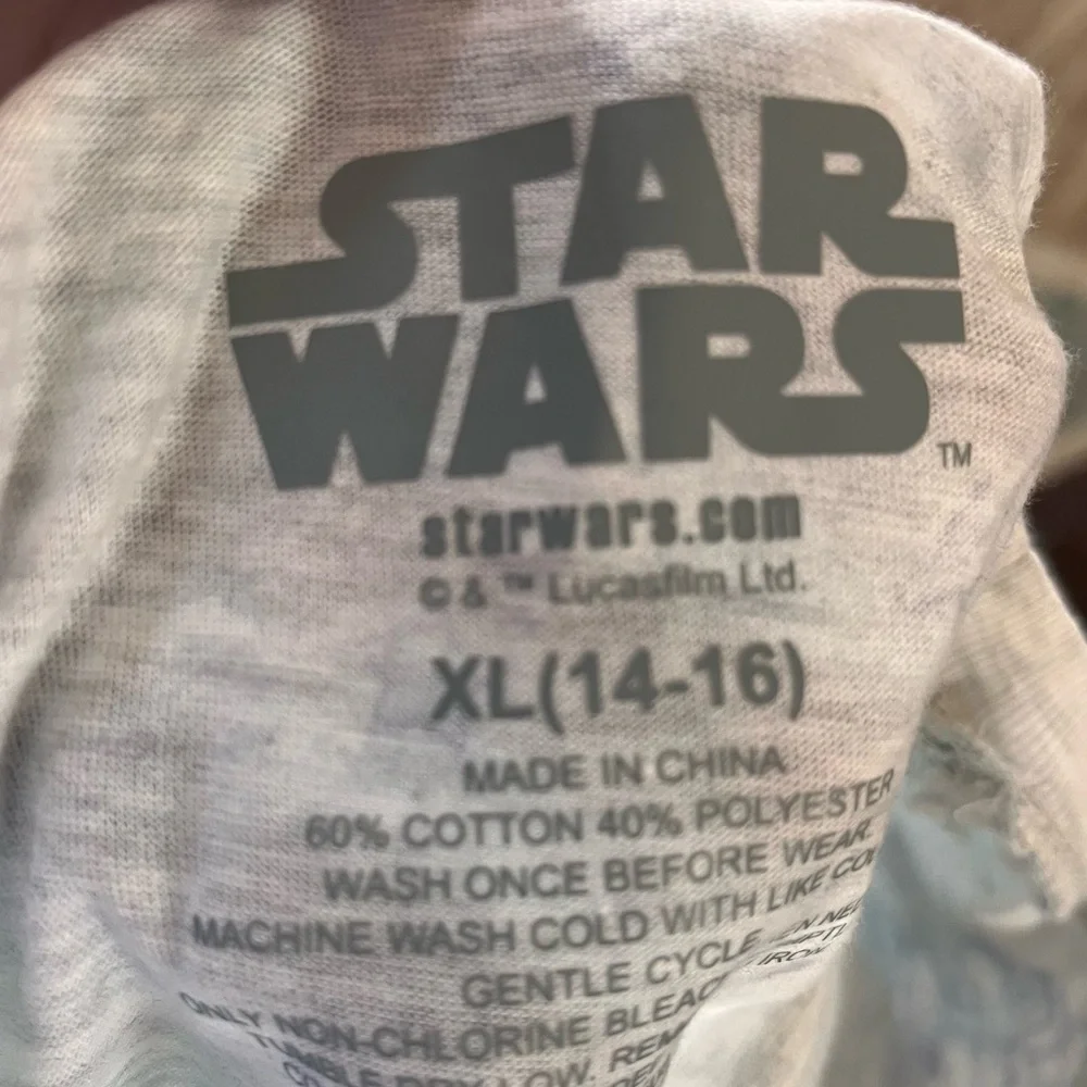 NWT long sleeve LS girls youth lightweight baby yoda dress XL